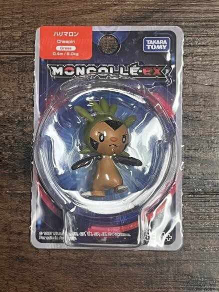 NIB CHESPIN POKEMON MONCOLLE-EX Takara Tomy Toys Asia Version