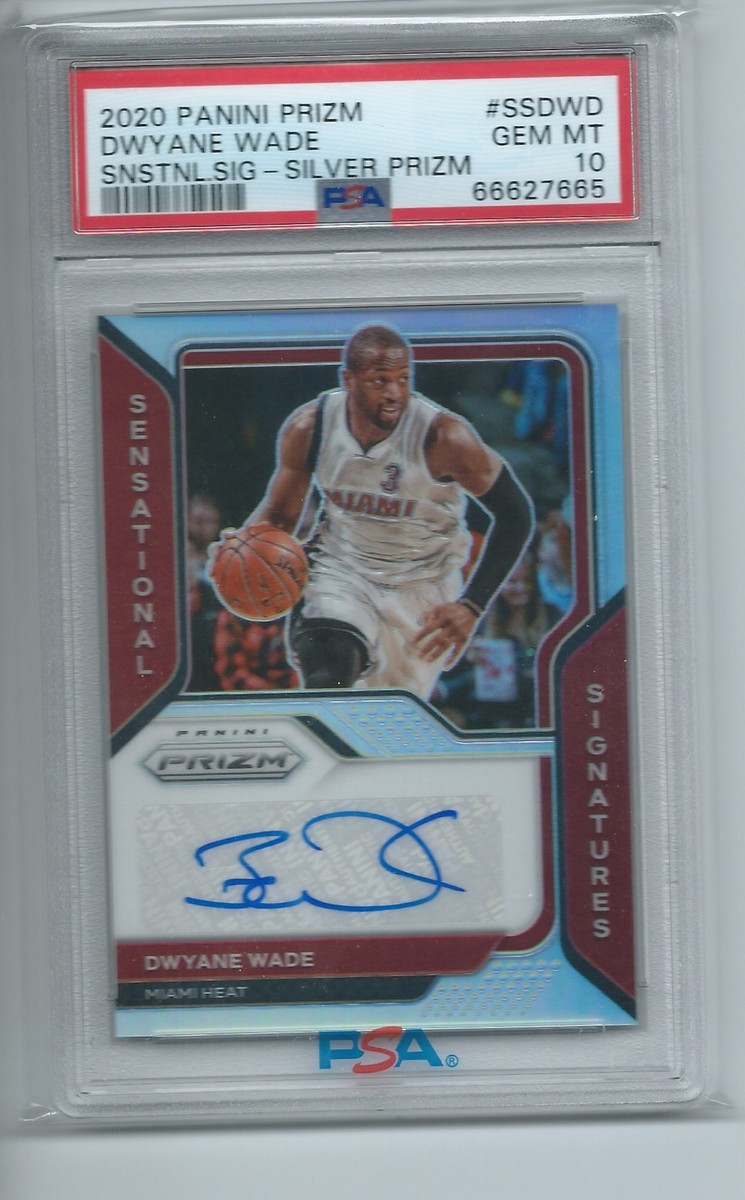 ○DWYANE WADE PRIZM AUTO 25枚限定 サイン ブルズ○ Dwyane Wade 2018