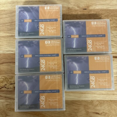 DDS-3 Data Cartridge Hp 24GB 5パック未使用品 5 Sealed HP DDS-3 Data Cartridge 24GB C5708A NEW | eBay