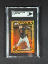 2024 Topps Gilded Logan Webb #135 Refractor SP /99 SGC 10 San Francisco Giants