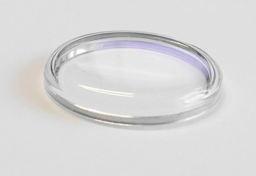 Verre De Montre Diamètre 20.1 Mm Avec Bague Chromée - Neuf - Marque VERLUX