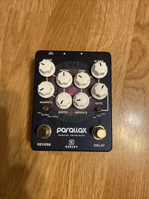 Keeley Electronics Parallax Spatial Generator Pedal Reverb Delay Soft Focus