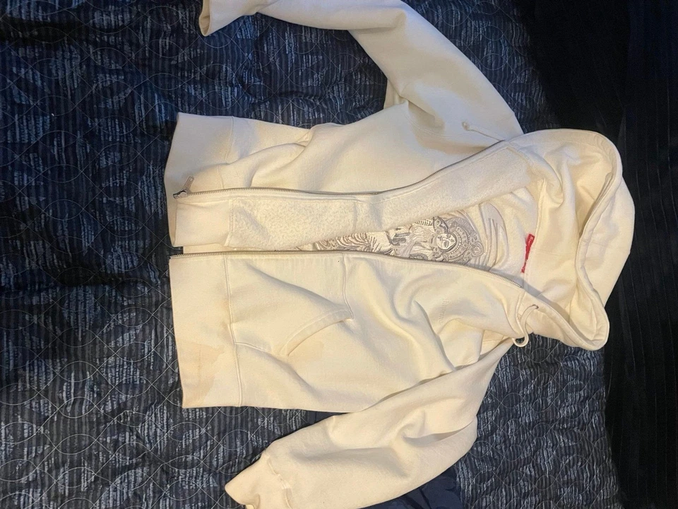 supreme blanco cremallera Foto 2 de 4