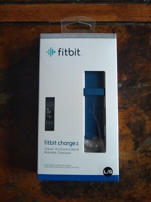 Bracelet De Rechange Fitbit Charge 2 – Bleu – Taille L/G – Neuf Scellé