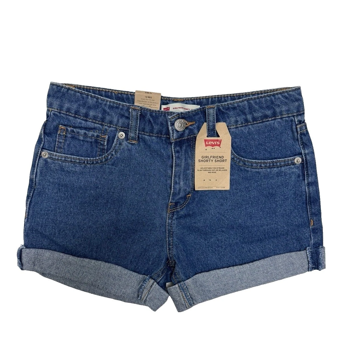 Pantalones cortos de algodón Levi's sólido para De mujer