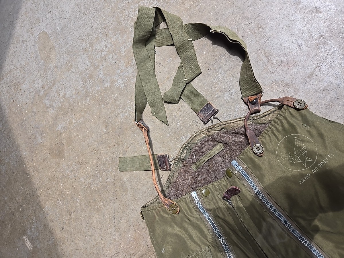 Vintage 50's Type A-11 Insulated Lined Flight Pants Army Air Vintage 50's Type A-11 Insulated Lined Flight Pants Army Air