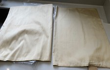 zeba home collection silk pair ecru champagne pillow cases 50x75