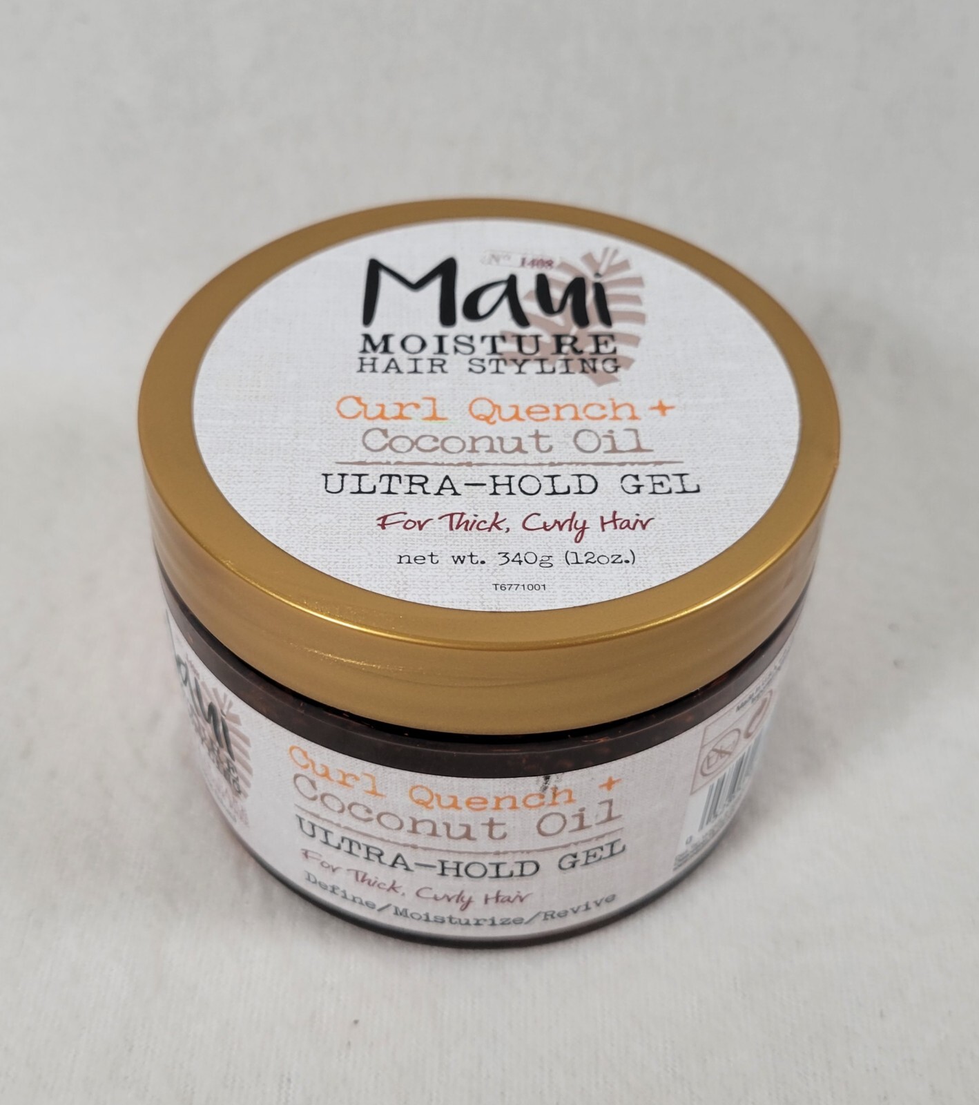 Maui Moisture Curl Quench + Coconut Oil Ultra Hold Gel 12 oz Brand