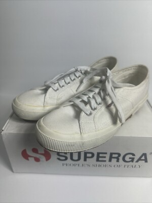 Superga Cotu Classic Sneaker White SZ 9.5 Women Or 41 & SZ 8 Men