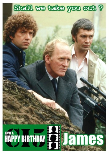 The Professionals CI5 Bodie and Doyle Happy Birthday personalised Greeting Card - Picture 2 of 6