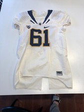 Game Worn Used Nike Cal Golden Bears Football Jersey #61 Size 48 FRAZER