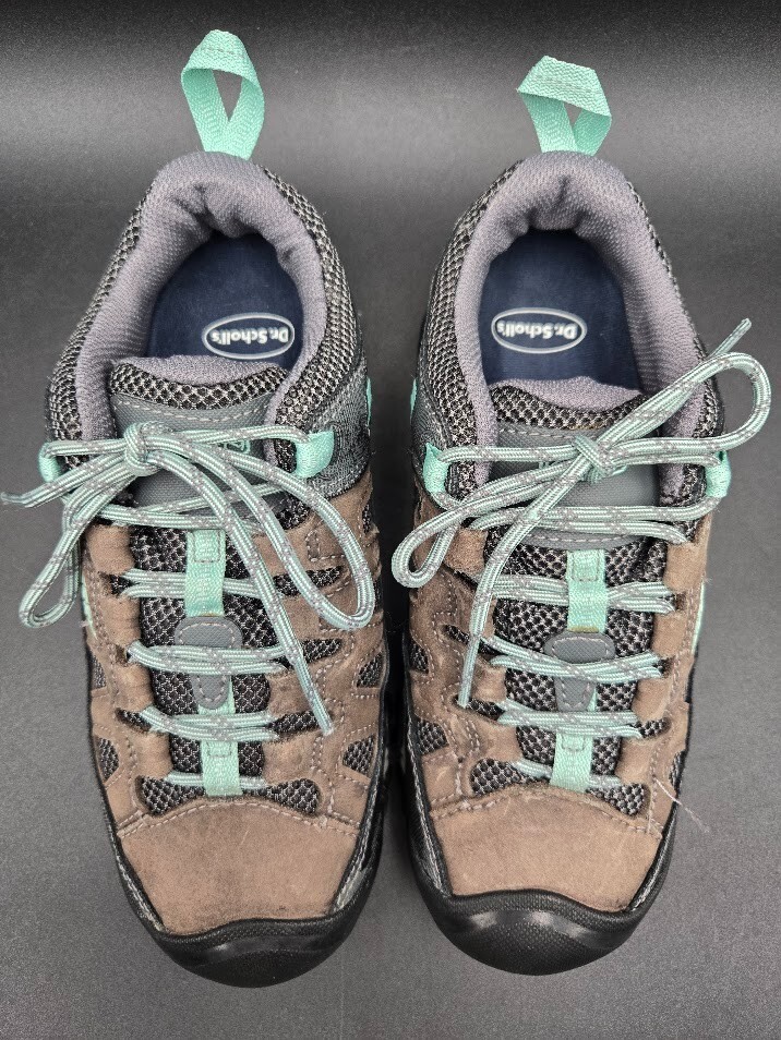 Scarpe Keen Donna 6.5 Targhee Vent Escursionismo Acciaio Grigio Ocean Wave Pelle Maglia