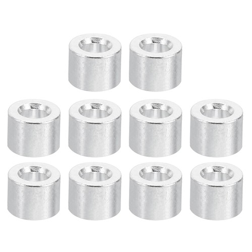 65-Piece Aluminum Spacer Set - 3.1mm ID 6mm OD Standoffs For Drones & RC