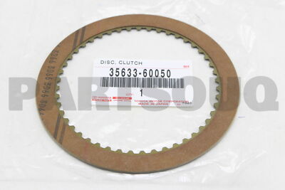 3563360050 Genuine Toyota DISC, CLUTCH (FOR OVERDRIVE BRAKE) 35633