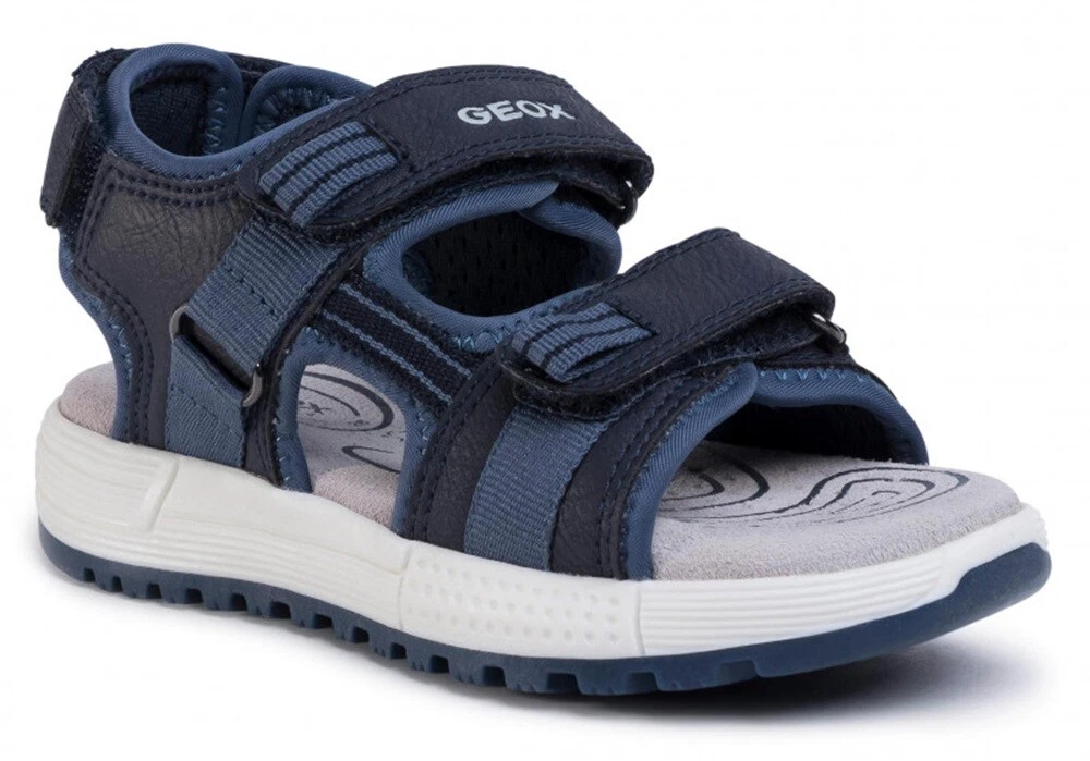 Geox Respira Alben J02AVD Chaussures de Bébé Garçon Sandales Cuir