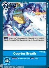 ST2-16 Cocytus Breath Uncommon Mint Digimon Card