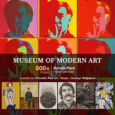 Museum Of Modern Art Paintings - 500+ High-Resolution Images instant Download