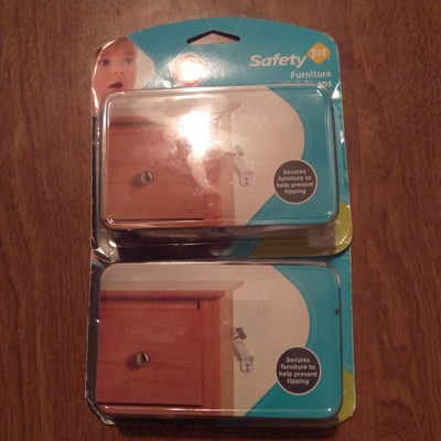 Safety 1st Furniture Wall Straps 2 Pack 11014 Lot Of 2 Sets Ebay