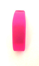 New Women Silicone Sports Watch One Solid Color Until Button Pressed ,pink.