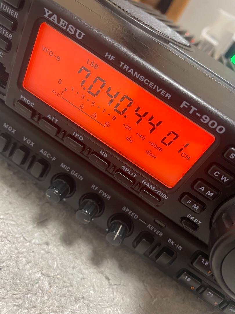 Yaesu FT-900 /AT HF TRANSCEIVER w/Cable All Function Tested | eBay