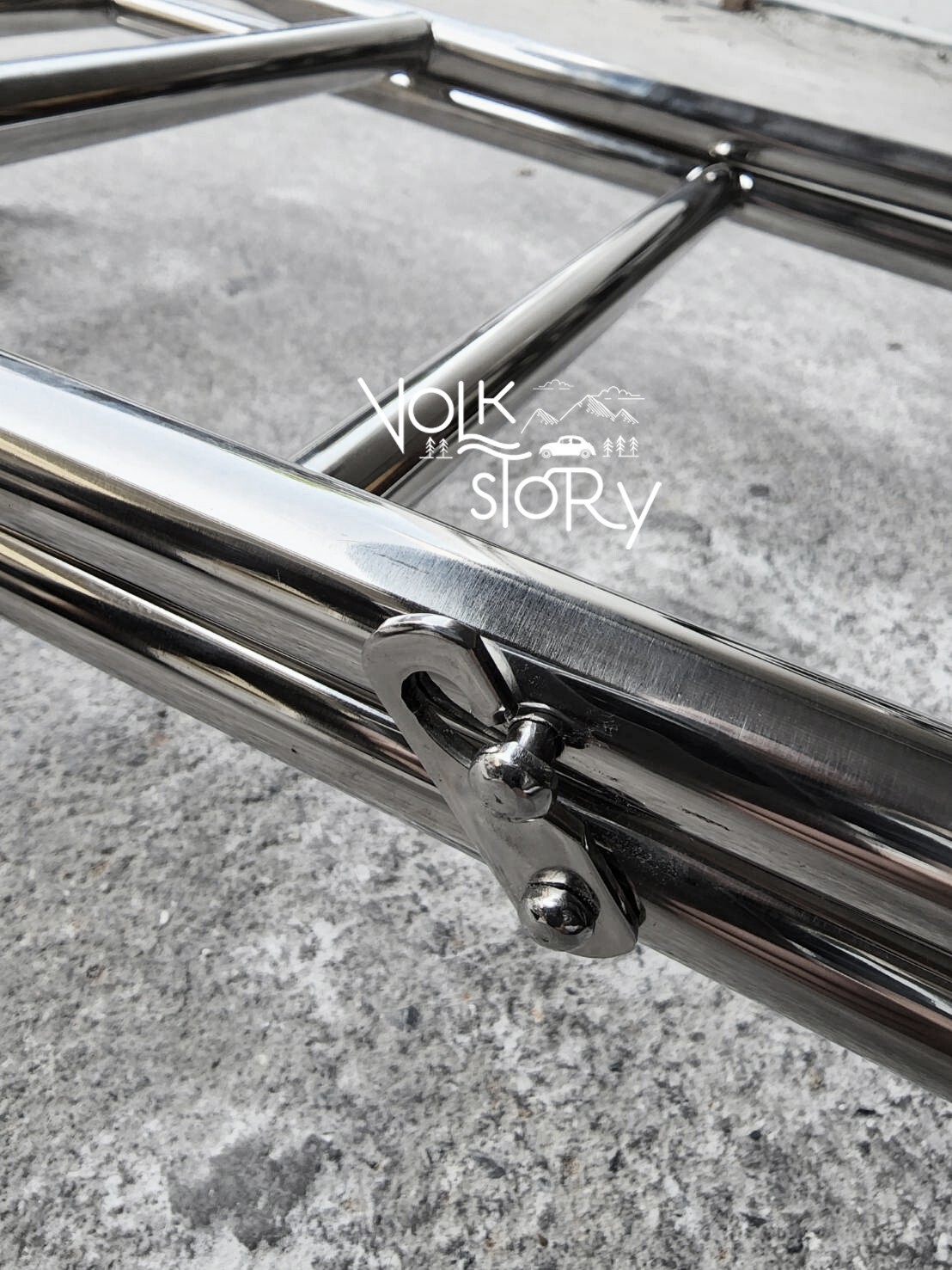 Volkswagen vw Split BUS rear ladder stainless roof rack westfalia | eBay