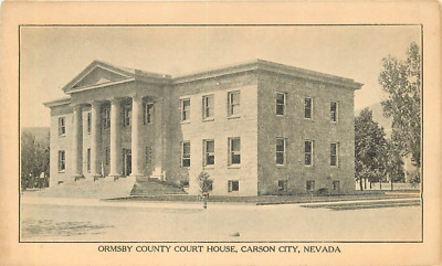 Carson Stadt Nv Ormsby Grafschaft Court Haus Postkarte
