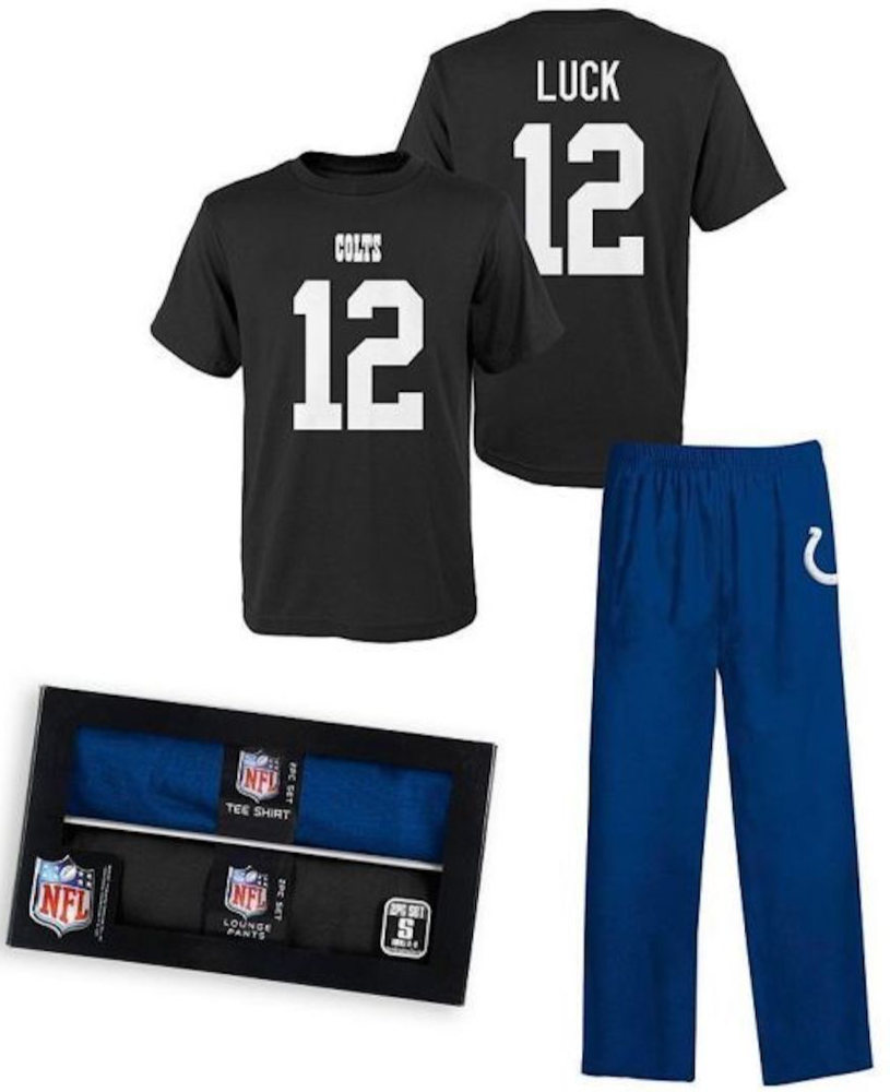 NFL Boys Pajamas Little Boys M 5-6 Andrew Luck Colts Short Sleeve Lounge Pants