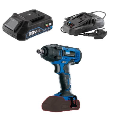 DRAPER IMPACT WRENCH 20V CORDLESS 1/2
