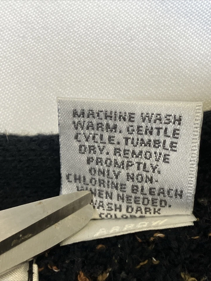 Suéter De Colección GEOFFREY BEENE Tejido Henley Abuelo Para Hombres XL Mezcla de Algodón EE. UU. Foto 3 de 4