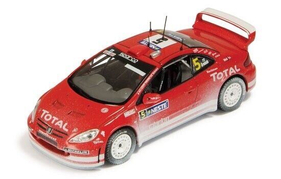 1/43 IXO RAM186 Peugeot 307 WRC 1st 2004 Finland #5 Gronholm & Rautianenn Lt Ed