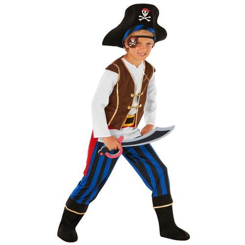 Piratenkostüm für Kinder Jungen Mädchen Pirat Kostüm Karneval Faschingskostüm - Bild 3 von 6