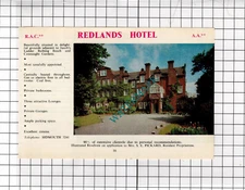 Redlands Hotel Sidmouth Devon Pickard  / Sunny Dell Hotel Harrop  - 1968 ADVERT