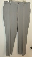 Slazenger Pants Men's Measure 38 x 26.5 Gray Golf Outdoors Hiking Stretch Slacks