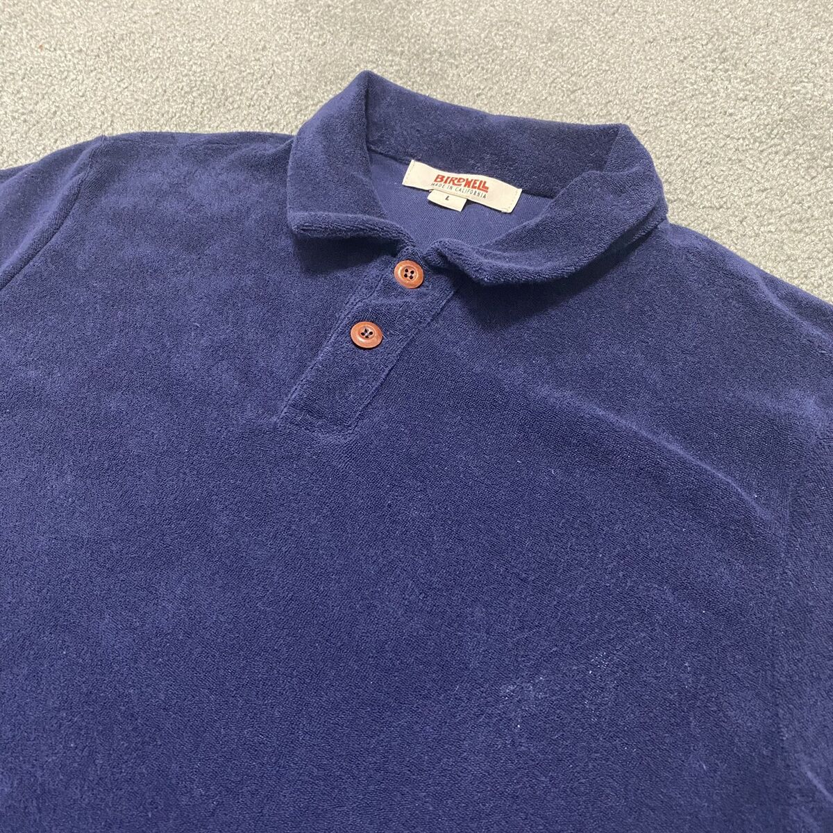 Birdwell Beach Britches Short Sleeve Terry Cloth Polo Shirt Birdwell Beach Britches Short Sleeve Terry Cloth Polo Shirt