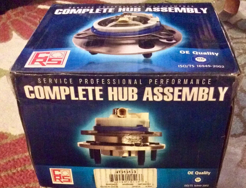 Conjunto de buje de cojinete de rueda delantera para Dodge Ram 1500 2006 2007 2008 2009 ~ 5 orejetas Foto 3 de 4