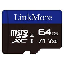 XV13 64GB MicroSD Memory Card MicroSDXC A1 UHS-I U3 V30 Class 10 Read Up to 9...