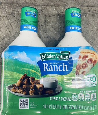Hidden Valley The Original Ranch Dressing Gluten-Free Homestyle 40 Oz 2  PACK | eBay
