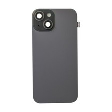 Complete Back Glass Assembly for Apple iPhone 15 Black Aftermarket Replacement