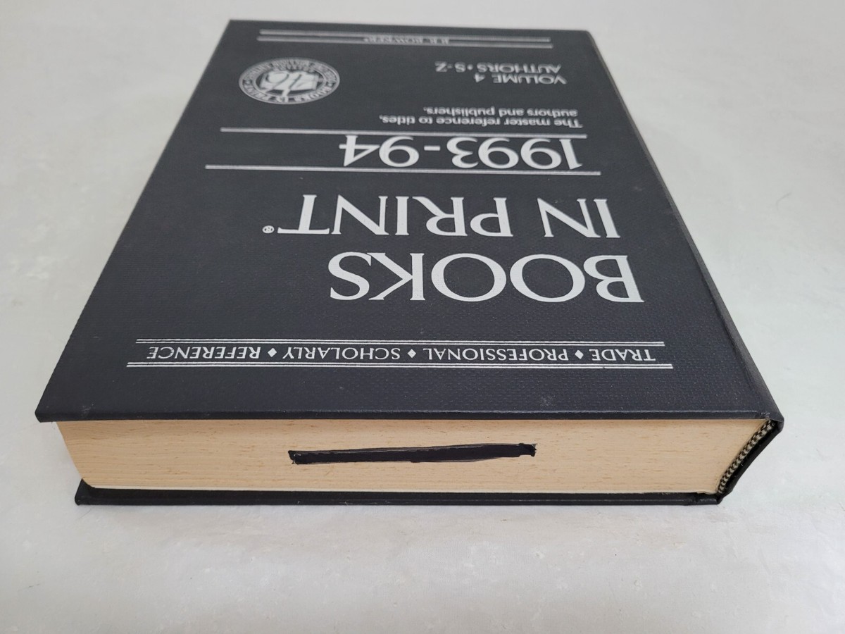 サウス 1993年 春夏秋冬号セット Books in Print 1993-94 Vol. 4 Authors S - Z. Hardcover 1993