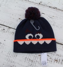 Gap Boys Blue Monster Beanie Hat Size S / M 2-3 Years NEW