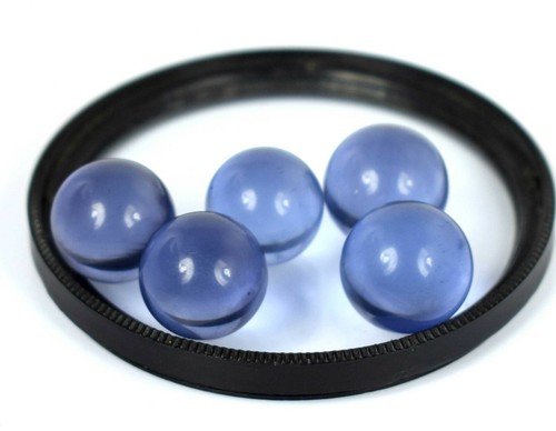 Special Sale 80 Ct/5 Pcs Round Blue Tanzanite Loose Gemstone Ball Lot GH261 - Picture 8 of 9