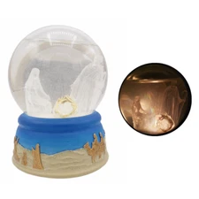 Musical Nativity Glitterdome Star Light Up Silent Night Song Vintage Roman 1993