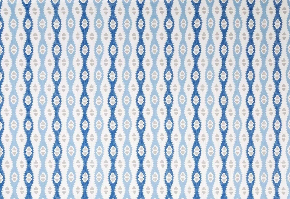 LEE JOFA CORTINA DISEÑO TELA ESTAMPADO ELBA 5,6 METROS CAPRI MEZCLA ALGODÓN Foto 3 de 4