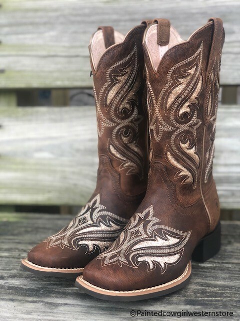 floral ariat boots