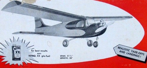TRI-SQUIRE Midwest ENLARGED 72" Span Old Time RC Model Airplane PLAN - Picture 9 of 12