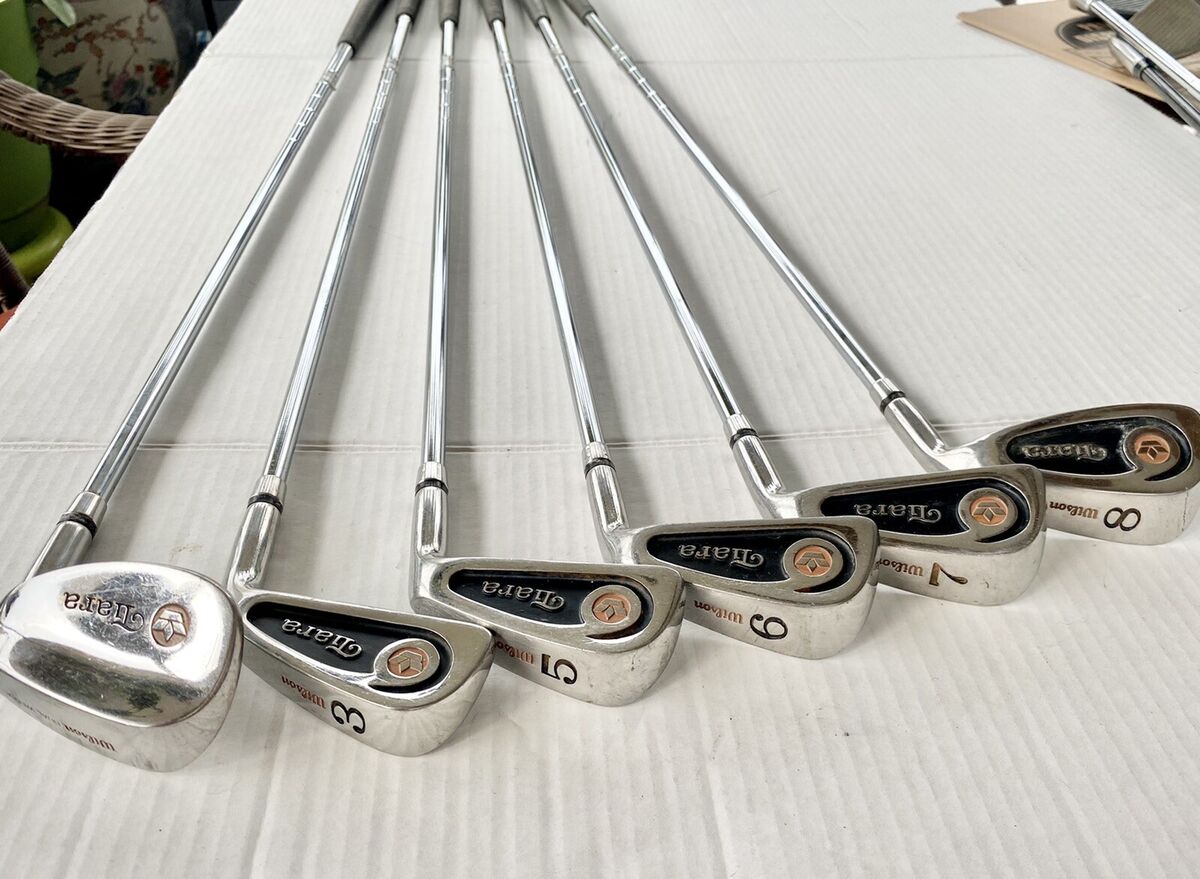 Vintage Wilson Tiara Ladies Golf Iron Set #3 & 5-8 Plus Dual Vintage Wilson Tiara Ladies Golf Iron Set #3 & 5-8 Plus Dual