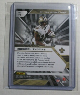 2021 Panini XR Michael Thomas WR New Orleans Saints No.71 | eBay