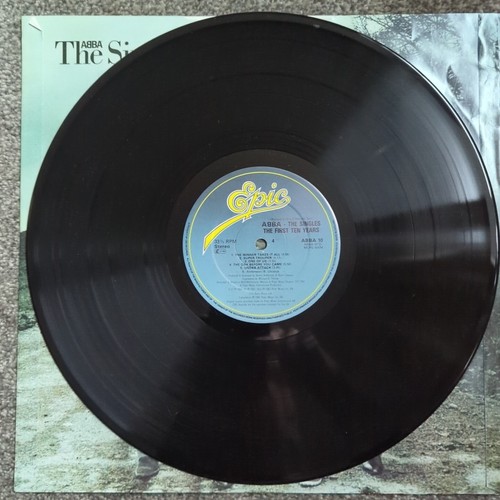 ABBA - THE SINGLES - THE FIRST TEN YEARS 1982 UK 1st DOUBLE VINYL LP ABBA10 - Picture 13 of 14