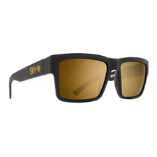 Spy Optic Montana Sunglasses Black Soft Matte Frame HD Plus Bronze Lens