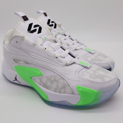 Jordan Luka 2 Trick Shot Size 7Y White Green Strike |DZ3498-103| Big Kids
